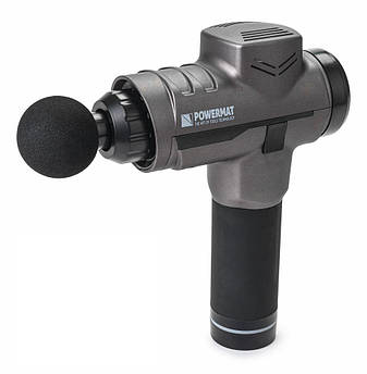 Вібромасажер для тіла Powermat PM-MAS-1800SLM 6 насадок масажер м'язовий ручний електричний