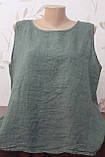 Блуза жіноча льон майка, фото 2