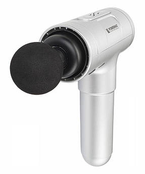 Масажний пістолет Powermat PM-MAS-1800SM вібромасажер 6 насадок бездротовий