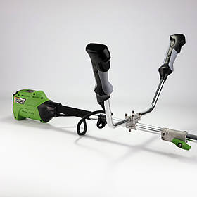 Акумуляторна коса Procraft PTA30 (без АКБ та ЗП) велосипедна ручка. Тример для скошування трави