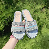 Шльопанці жіночі з блискітками Nice, фото 3