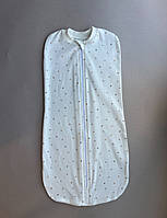 Кокон європееленка на блискавці трикотажна бавовняна зріст від 56 до 62 від народження до 2 місяців