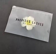 Зіп пакети брендовані з бігунком 20x15 см матові з замком Пакет Слайдер з логотипом, фото 5