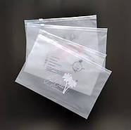 Зіп пакети брендовані з бігунком 20x15 см матові з замком Пакет Слайдер з логотипом, фото 7