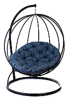 Крісло-кокон з опорою 180 см 150 кг Синє