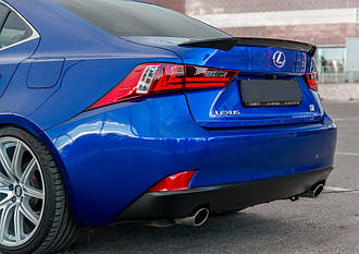 Спойлер багажника (лип спойлер, шабля) Lexus IS 3