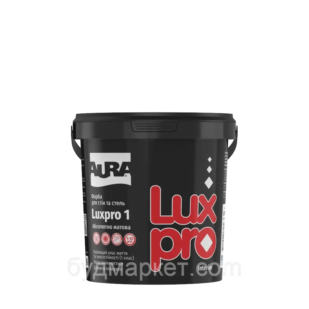 Фарба AURA Luxpro 1 інтер'єрна (матова) (база А), 0,95 л