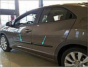Молдинги на двері для Honda Civic 5Dr H/B 2011-2014 / lift. 2014-2017