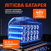 Пила акумуляторна ланцюгова міні пилка електрична для обрізки дерев розпил дров чорна 2 акумулятори, фото 2