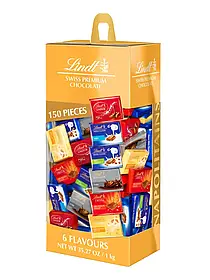 Шоколадні цукерки Lindt Swiss Premium Chocolate 150s 1000g