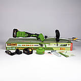 Акумуляторна коса Procraft АTA40 (2 АКБ та ЗП) Тример для скошування трави, фото 9