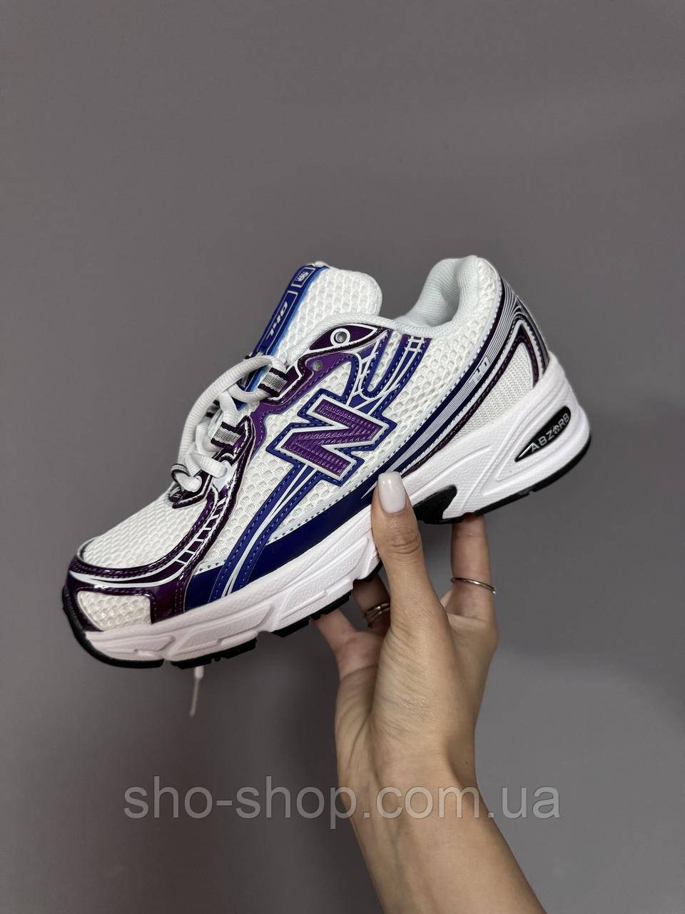 Кроссовки New Balance NEW BALANCE 740 | WHITE / PURPLE METALLIC premium, фото 1