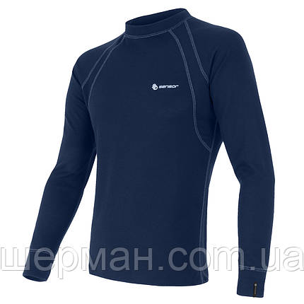 Термофутболка чоловіча Sensor Double Face LS deep blue 23200059, SM11DF-deepblue-XXL, фото 1