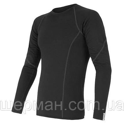 Термофутболка чоловіча Sensor Merino Active LS black 11109033, SM11MA-black-XXXL, фото 1
