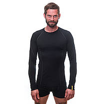 Термофутболка чоловіча Sensor Merino Active LS black 11109033, SM11MA-black-XXXL, фото 3
