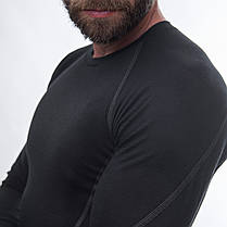 Термофутболка чоловіча Sensor Merino Active LS black 11109033, SM11MA-black-XXXL, фото 5