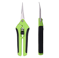 Вигнуті садові ножиці для обрізання рослин, зручний інструмент для саду з лезами з неіржавки