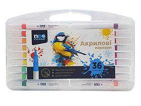 Набір акрилових маркерів Neo Line 36 кол. 4061-36 SH (10шт)