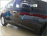 Молдинги на двері Honda Civic 4 Dr sedan 2011-2013 / lift. 2014-2016
