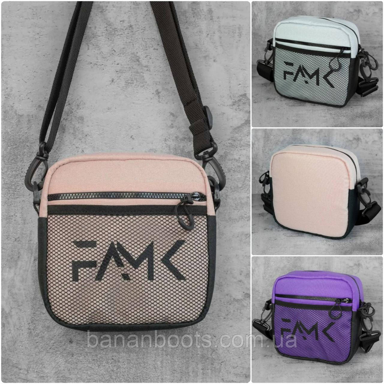 Молодіжна, зносостійка, маленька сумка (месенджер) для дівчат, фото 1