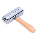 Валик для формування шкіри 100 мм металевий інструмент для роботи зі шкірою, фото 3