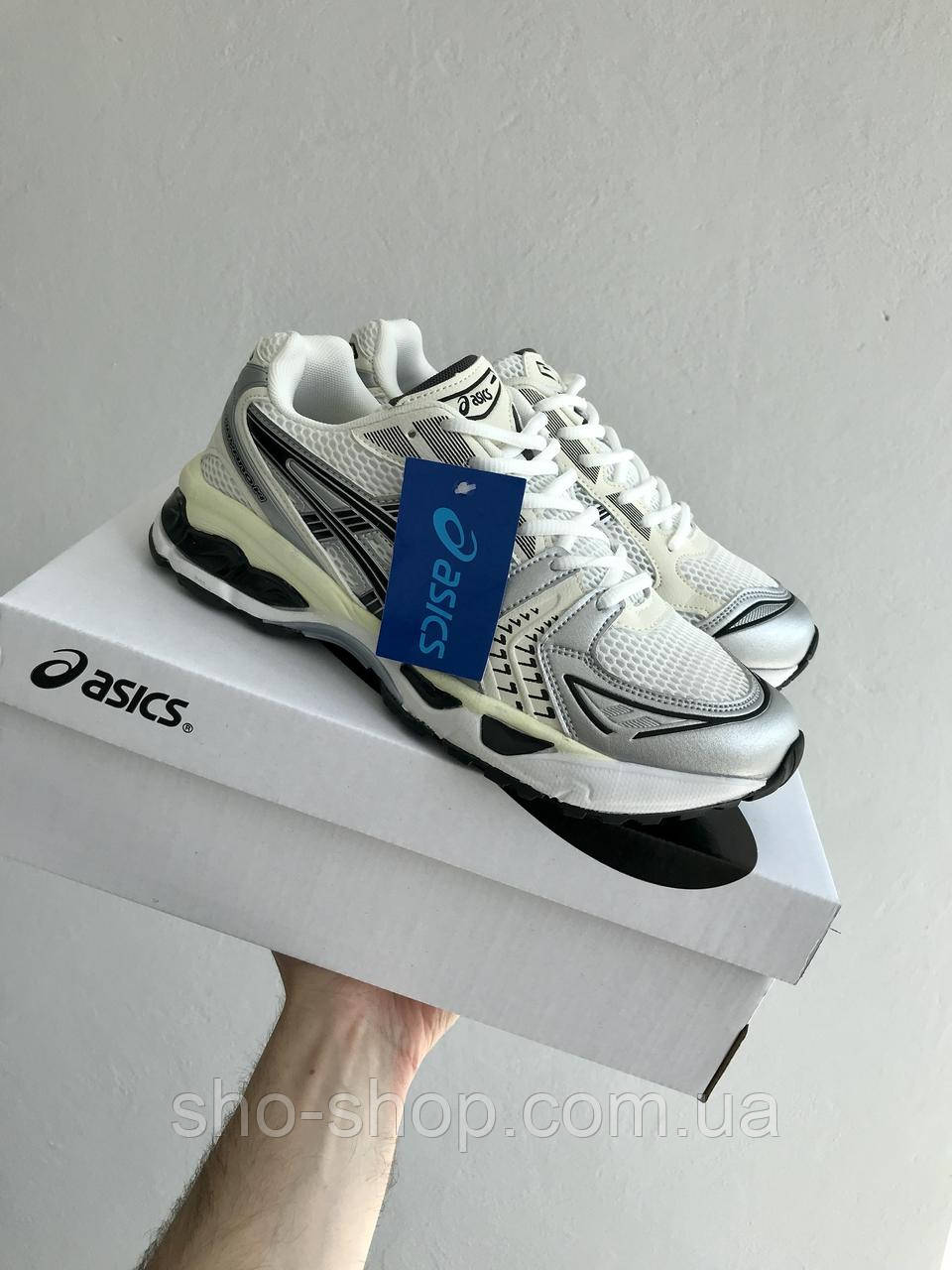 Кроссовки Asics  Gel-Kayano 14 silver white beige, фото 1