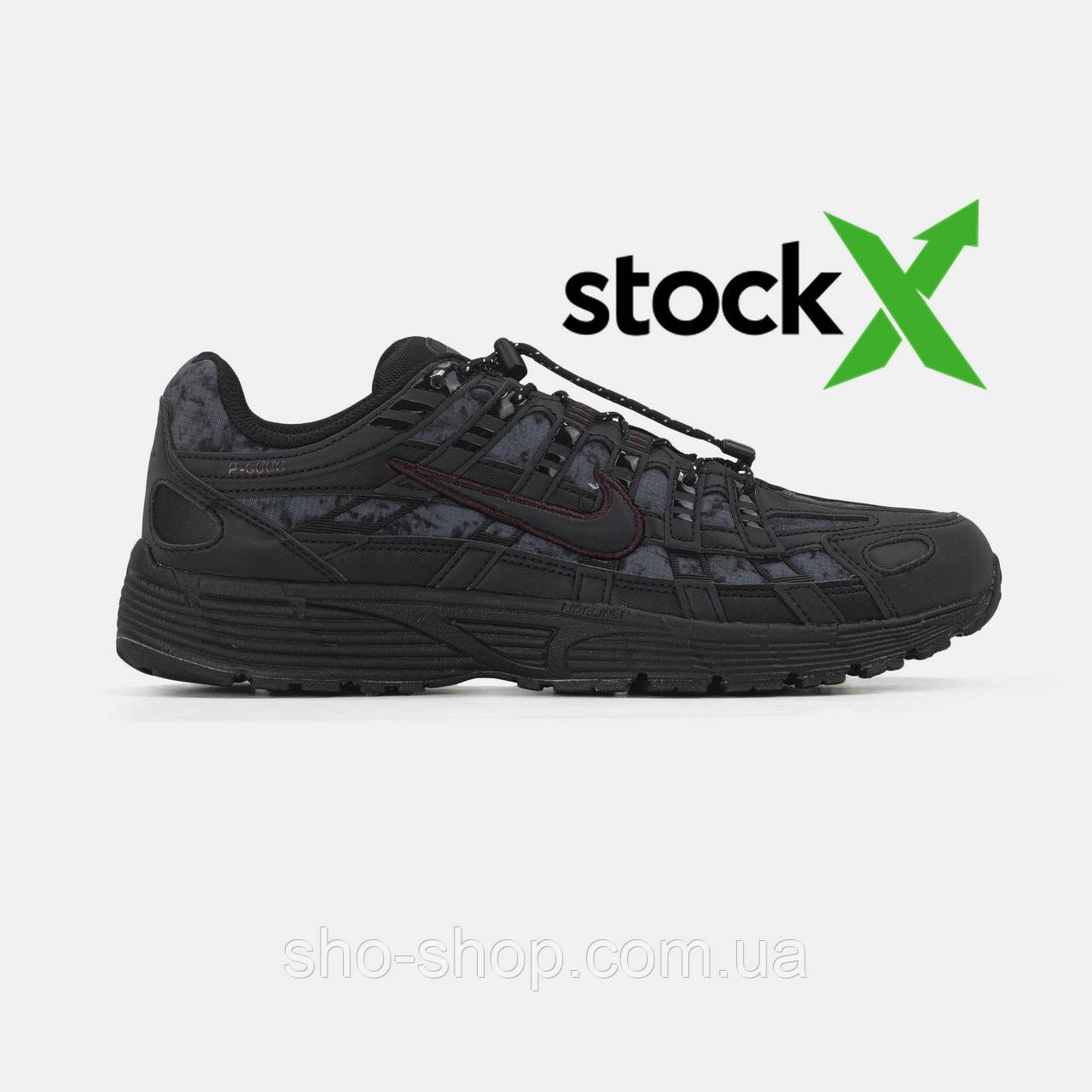 Кроссовки Nike  P-6000 Black, фото 1