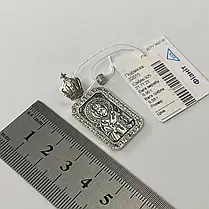 Срібна підвіска-ладанка Микола Чудотворець, фото 4