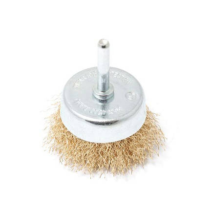 Кордщітка чашеподібна латунна для дрилі 50мм RockForce RF-BCR002, фото 1