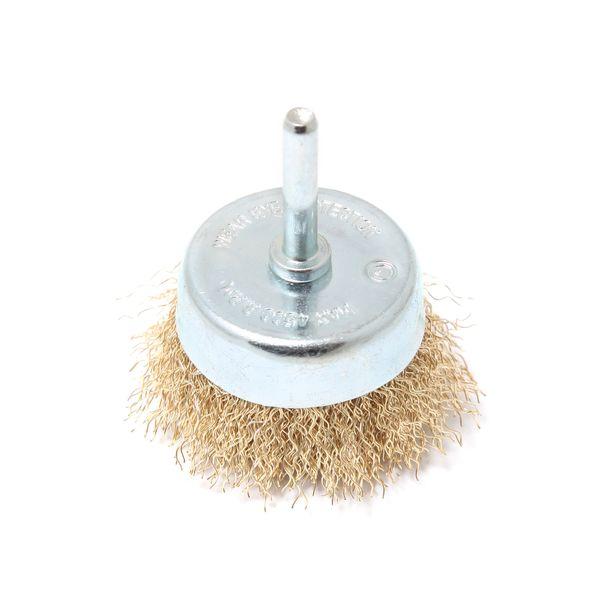 Кордщітка чашеподібна латунна для дрилі 75мм, в блістері RockForce RF-BCR003