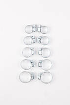 Набір хомутів черв'ячних 10 пр.(10-18х2шт,12-20х2шт,14-23х2шт,15-25х2шт,16-27ммх2шт) P002K, фото 3