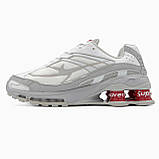 Кроссовки Nike  Supreme Shox Ride 2 Grey/White, фото 2