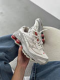Кроссовки Nike  Supreme Shox Ride 2 Grey/White, фото 4