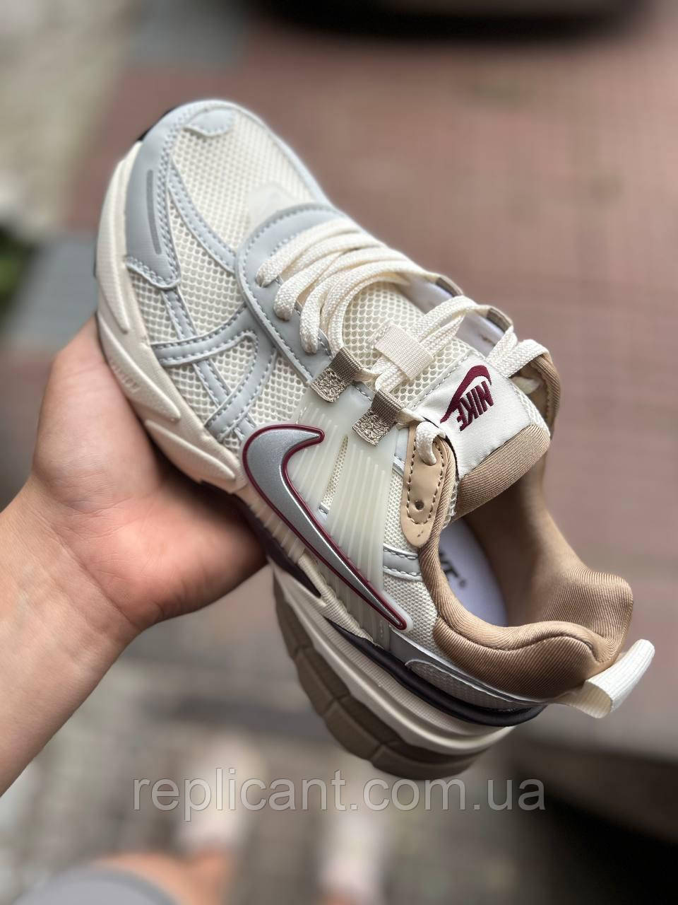 Женские кроссовки Nike V2K Run Beige жіночі кросівки Nike, фото 1