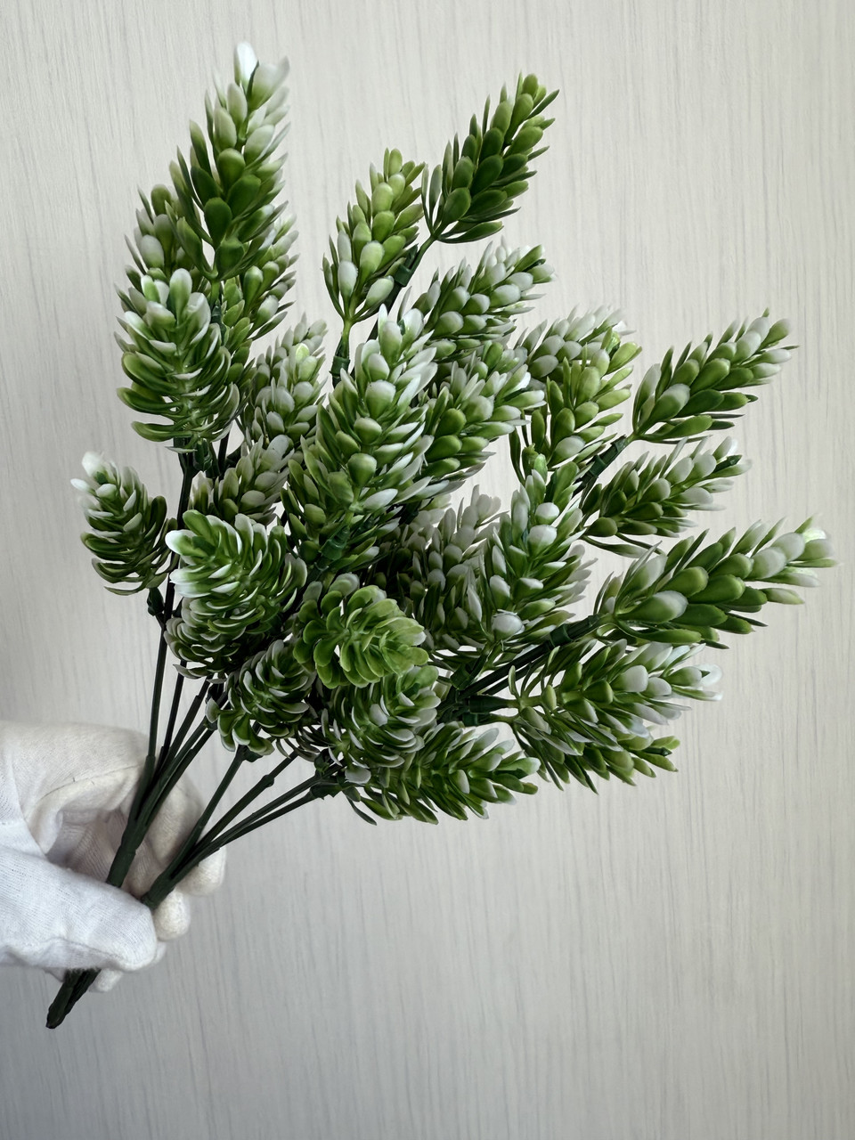 Штучний хміль — декоративний кущ (  зелений з білим 32 см ), фото 1