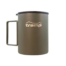 Термокружка TRAMP зі складаними ручками та поїлкою 400мл UTRC-137 олива