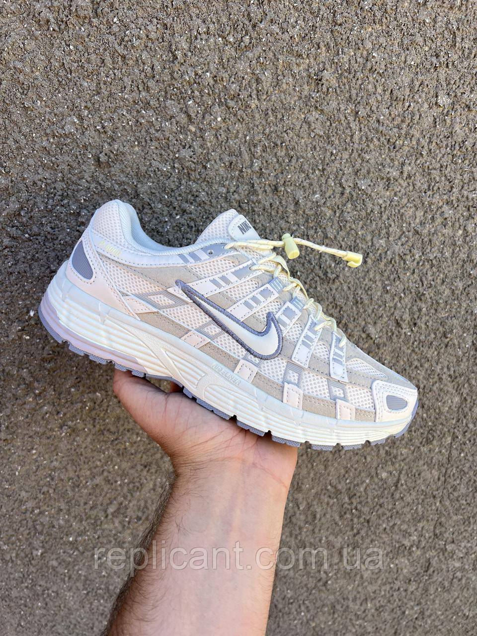 Женские кроссовки Nike p-6000 beige grey жіночі кросівки Nike, фото 1