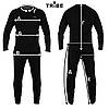 Термобілизна чоловіча Tribe Microfleece (футболка+штани) T-KA-0015-black, T-KA-0015-black-S, фото 9