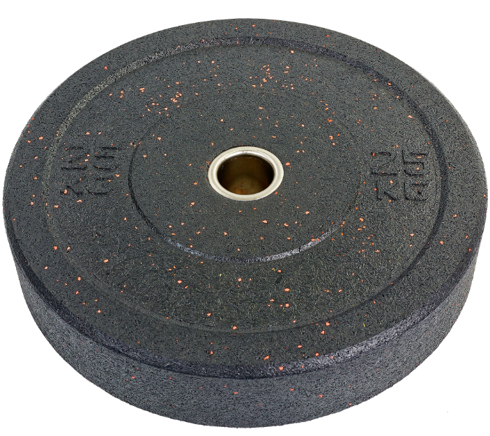 Диски прогумовані бамперні Record TA-5126-25 RAGGY Bumper Plates 25 кг 51 мм для кросфіту