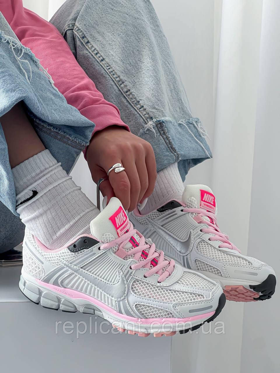 Женские кроссовки Nike Zoom Vomero 5 Pink жіночі кросівки Nike, фото 1