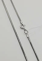 Срібний ланцюжок плетення "Снейк"