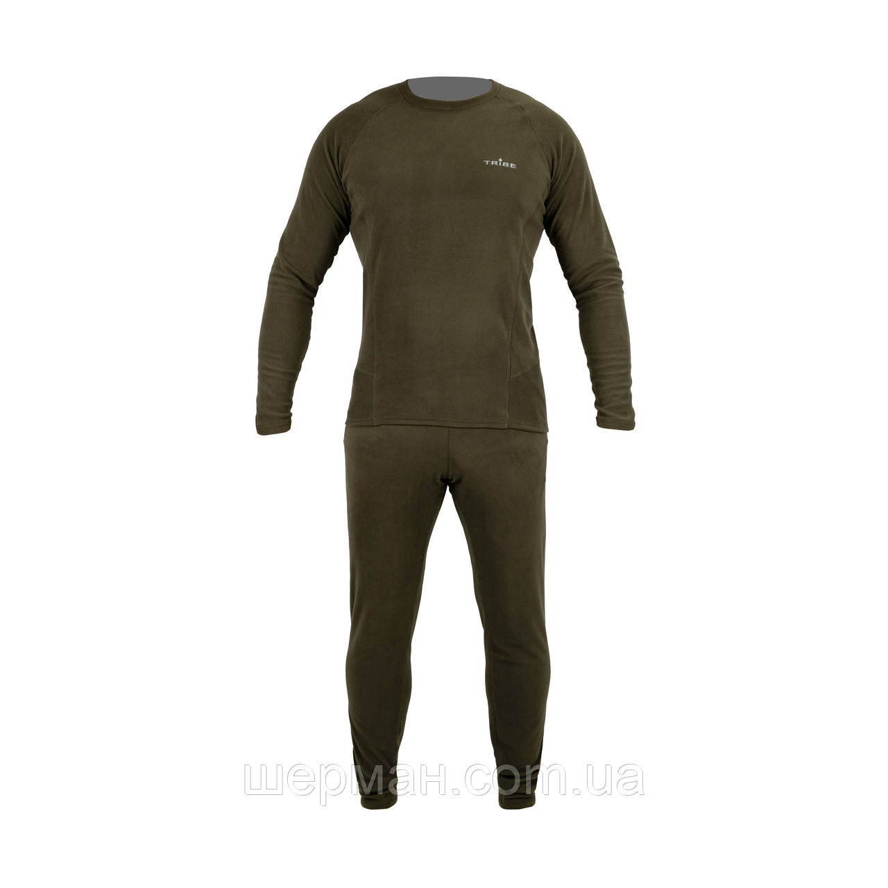 Термобілизна чоловіча Tribe Microfleece (футболка+штани) T-KA-0015-olive, T-KA-0015-olive-S