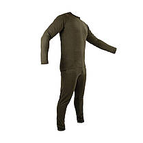 Термобілизна чоловіча Tribe Microfleece (футболка+штани) T-KA-0015-olive, T-KA-0015-olive-S, фото 3