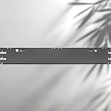 Двосторонній кронштейн для стелажа КМ 7016, 500 мм - металевий тримач полиць, темно-коричневий, фото 4