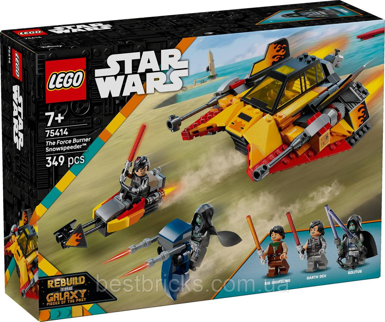 Конструктор Lego Star Wars The Force Burner Сніговий винищувач 75414, фото 1