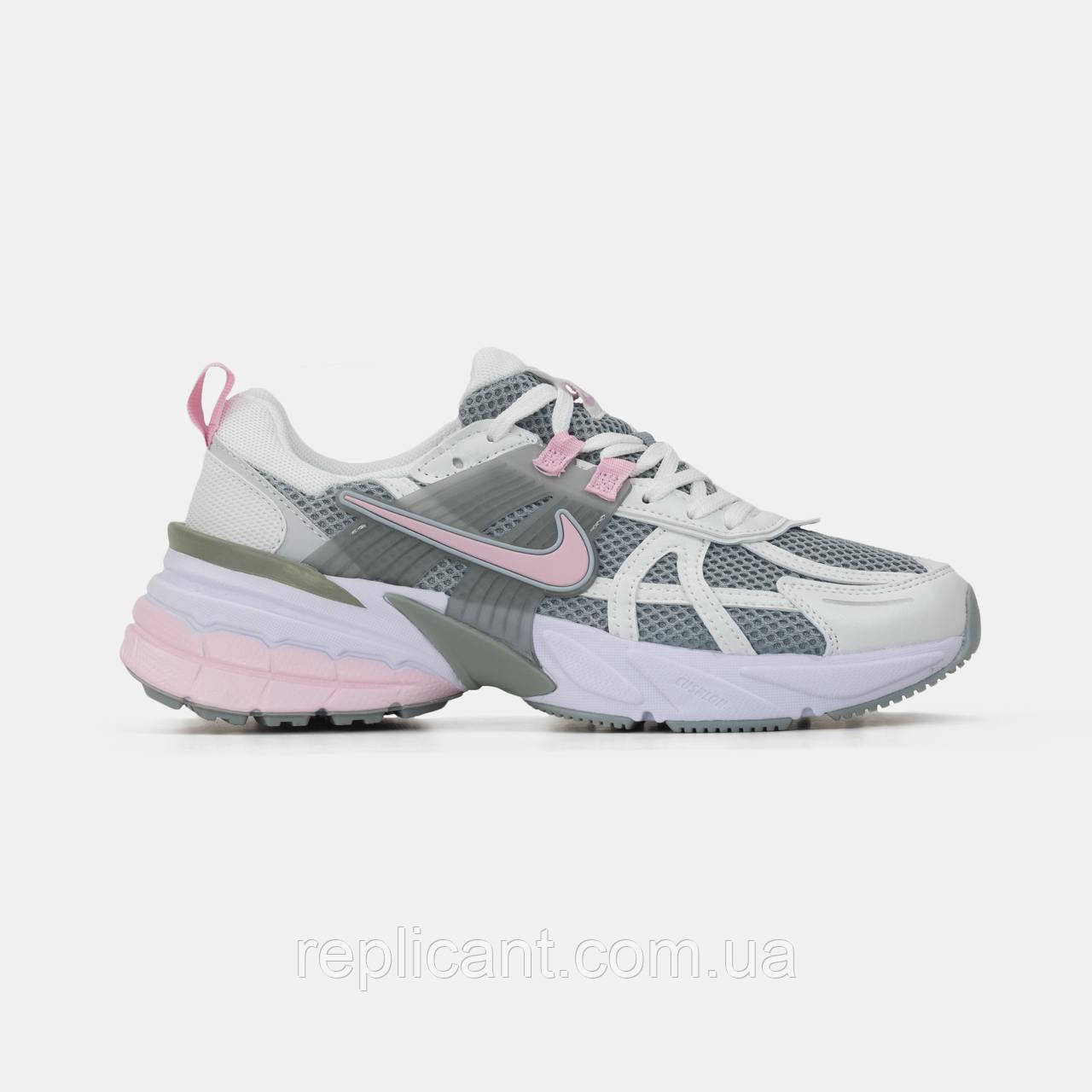 Женские кроссовки Nike V2k Runtekk White Grey Pink жіночі кросівки Nike, фото 1