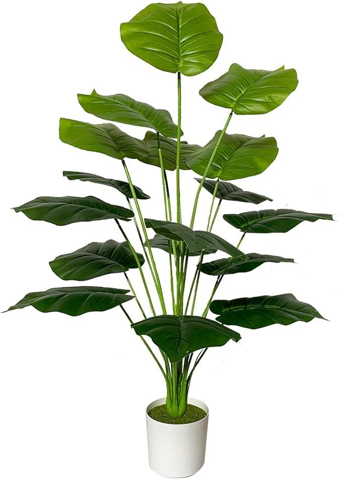 Штучна декоративна рослина AIVORIUY 75 см у горщику — пальма для дому та балкона, реалістична, не потребує догляду, фото 1