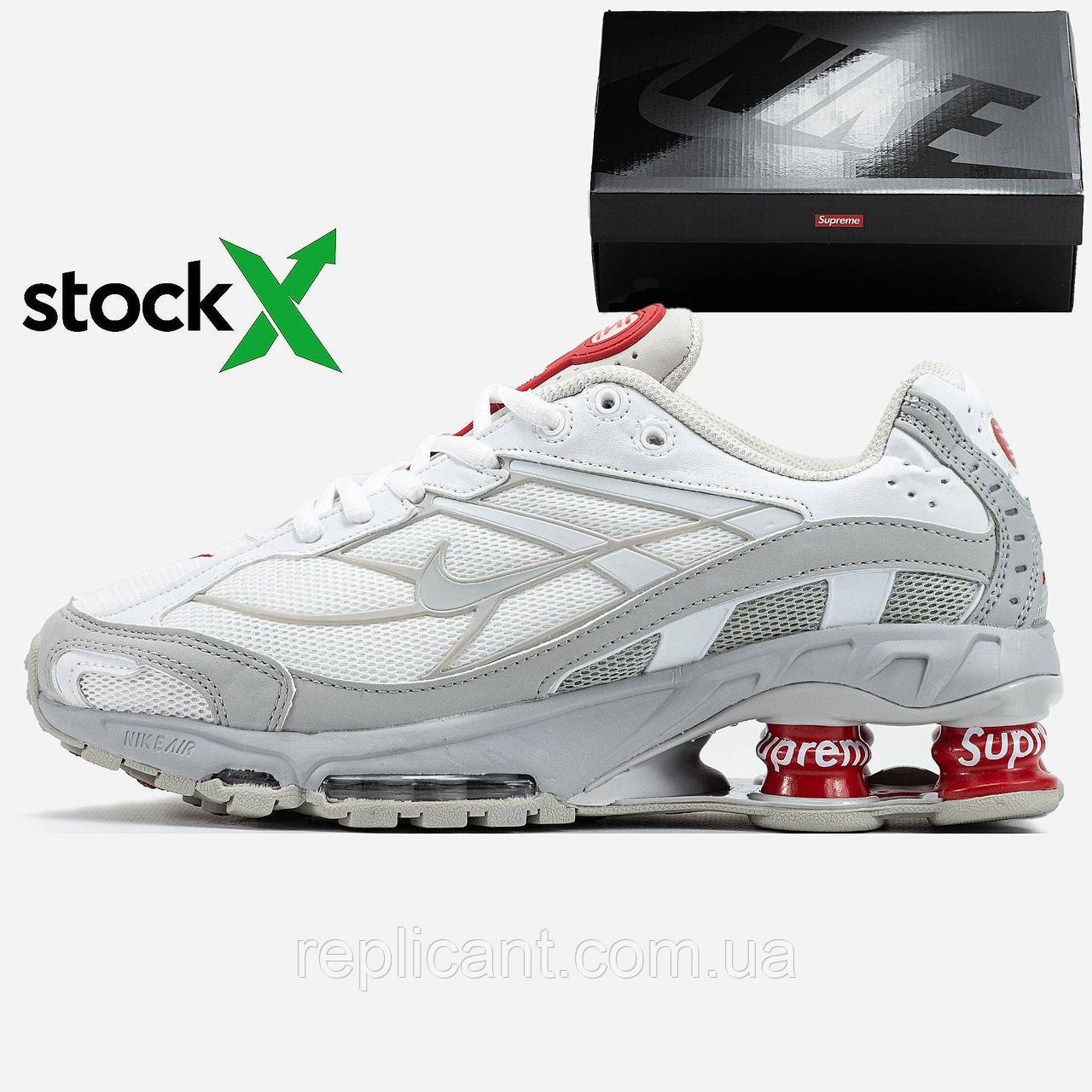 Мужские кроссовки Nike 1959 Shox Ride 2 SP x Supreme чоловічі кросівки Nike, фото 1