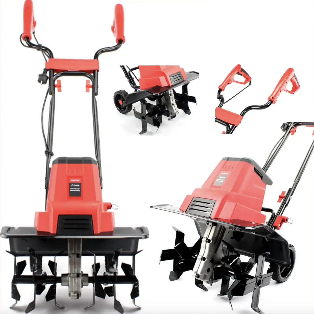 Електрокультиватор Honda JT-2400 (2,4 кВт) Електричний культиватор Хонда 6 фрез для саду та городу, фото 1