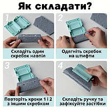 Щітка універсальна MT1161 з пластиковою ручкою для чищення і прибирання важкодоступних місць, фото 2
